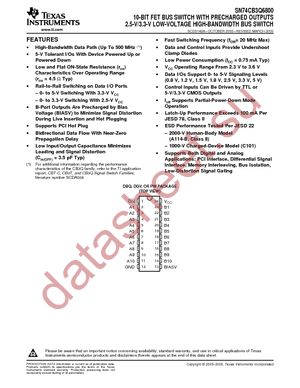 SN74CB3Q6800PWRG4 datasheet  